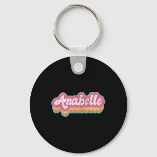 Anabelle First Name Girl Vintag 70er 80er Personal Schlüsselanhänger