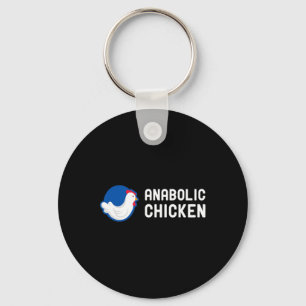 Anaboles Hühner-Steroid-Gym-Fitness-Bodybuilding Schlüsselanhänger