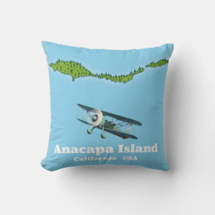 Anacapa-Insel Kalifornien USA Karte Magnet Kissen