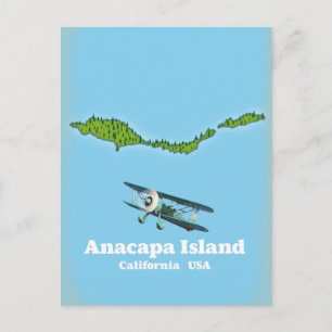 Anacapa Island California USA Karte