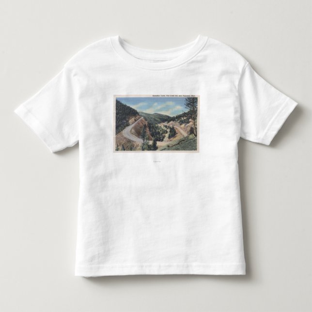 Anaconda, Montana - Hufeisenkurve Kleinkind T-shirt (Vorderseite)