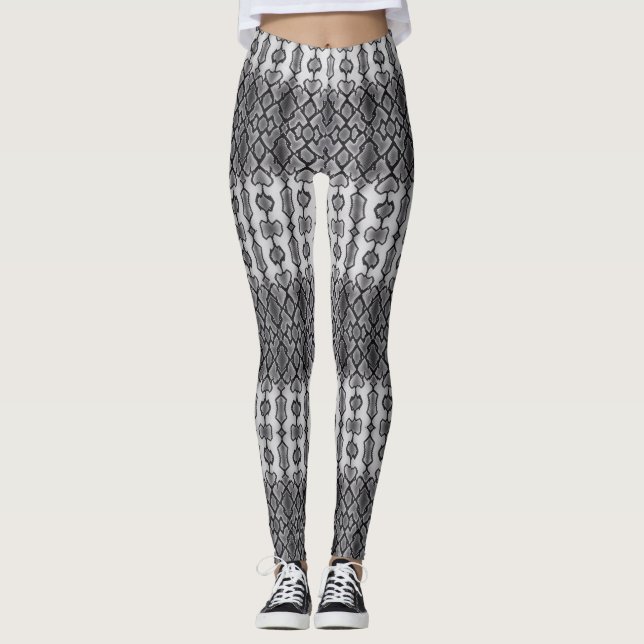 Anaconda-Skelettdesign Leggings (Vorderseite)