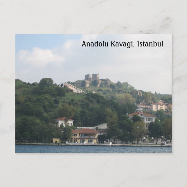 Anadolu Kavagi, Istanbul Postkarte (Vorderseite)