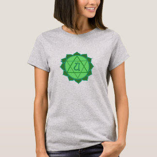 Anahata Chakra Ladys Burnout T - Shirt