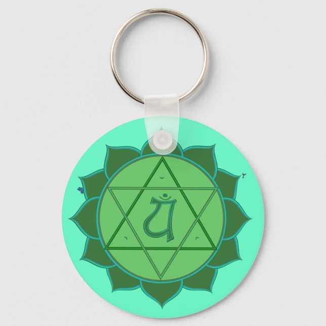 Anahata Chakra Schlüsselanhänger (Vorderseite)