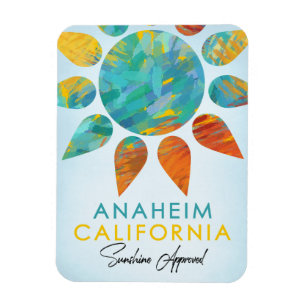Anaheim California Sunshine Travel Magnet