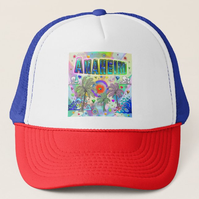 Anaheim Deep Dream Hat Truckerkappe (Vorderseite)