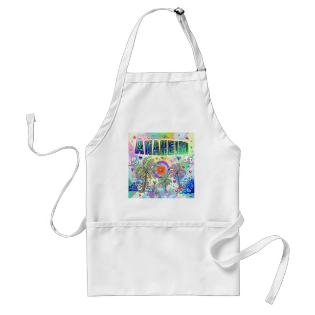 Anaheim Deep Dream Schürze (Vorne)