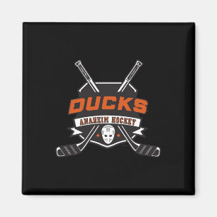 Anaheim Ducks Hockeyschläger Weiß Offiziell Lizenz Magnet