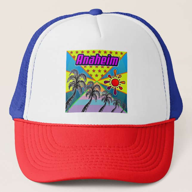 Anaheim Freedom Hat Truckerkappe (Vorderseite)