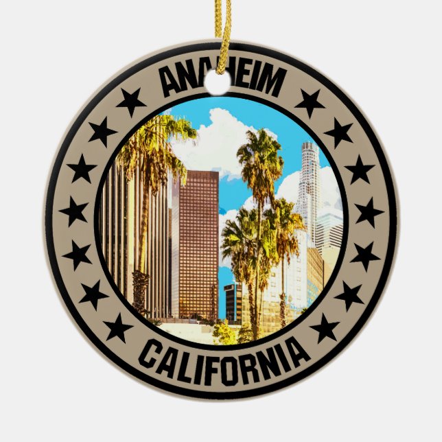 Anaheim Keramik Ornament (Vorne)