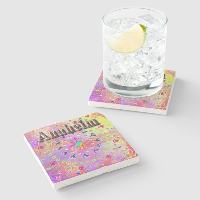 Anaheim Lucky Golden Untersetzer (Seitenansicht)