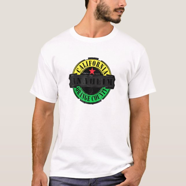 Anaheim Orange Landkreis Los Angeles California US T-Shirt (Vorderseite)