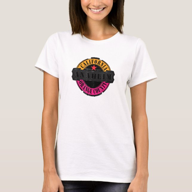 Anaheim Orange Landkreis Los Angeles California US T-Shirt (Vorderseite)