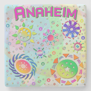 Anaheim Seven Suns & Energy Coaster Steinuntersetzer