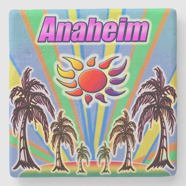 Anaheim Summer Liebe Untersetzer (Vorderseite)