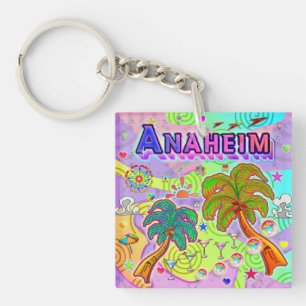 Anaheim-Urlaub Ziel-Schlüsselanhänger Schlüsselanhänger
