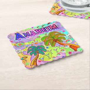 Anaheim-Urlaub Ziel-Untersetzer Untersetzer