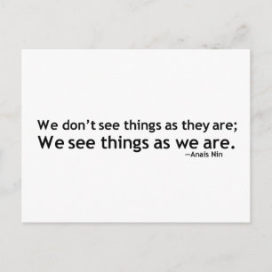 Anais Nin Motivierend Quote Postkarte