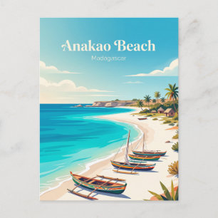Anakao Strand Madagaskar Postkarte