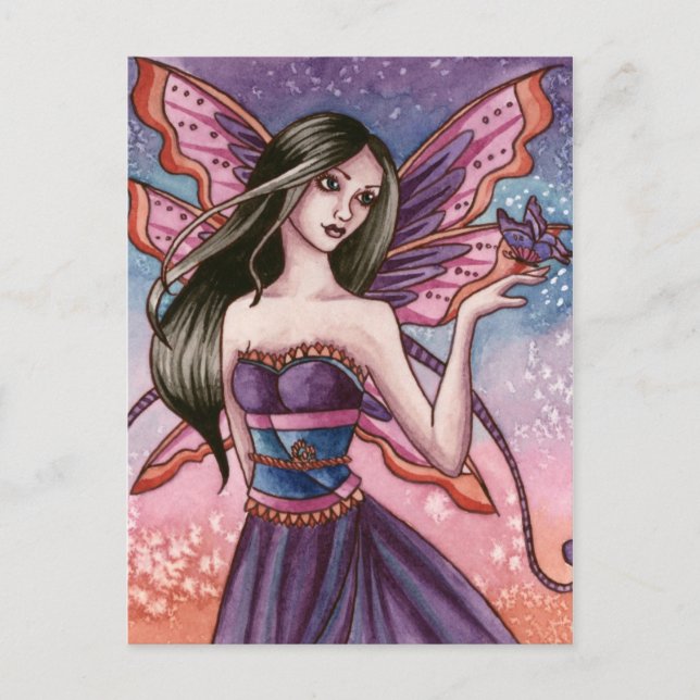 Analiese - Butterfly Fairy Postcard Postkarte (Vorderseite)