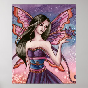 Analiese - Schmetterlings-Fee-Plakat Poster