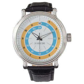 Analog 24 Std. Uhr