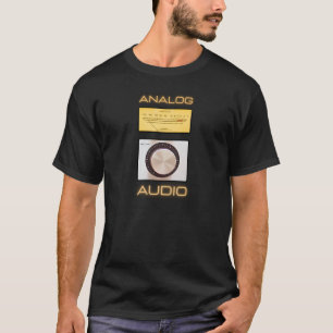 Analog Audio Volume Knob und Meter Audiophilen T-Shirt
