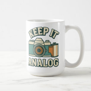 Analog behalten kaffeetasse