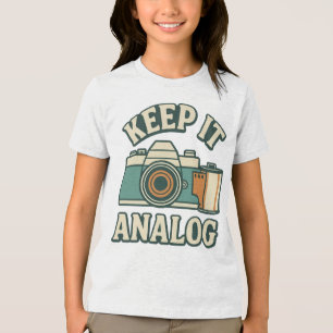 Analog behalten Tri-Blend shirt