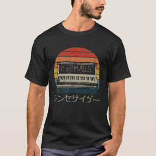 Analog für den modularen Synthesizer-Musikproduze T-Shirt