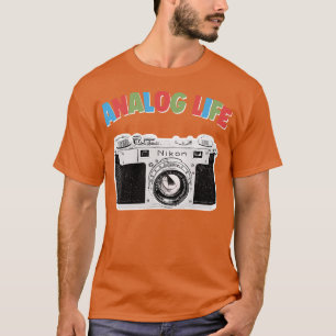 Analog Life Camera Geek Geschenkdesign 1 T-Shirt