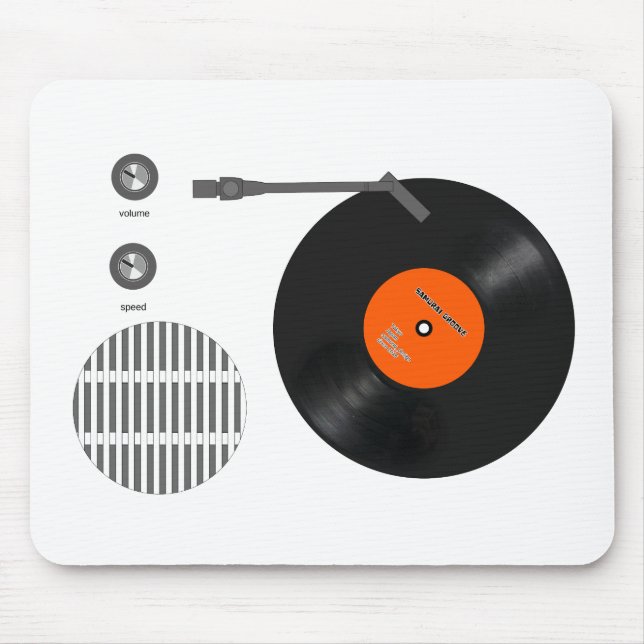 Analog record player mousepad (Vorne)