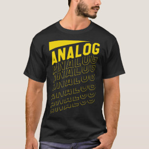 Analog Retro Musik T-Shirt