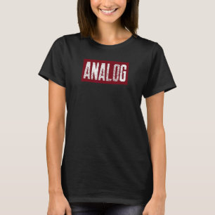 Analog störte Audiomusiker Retro-Ästhetik T-Shirt
