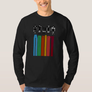 Analog Vakuum Tubes Audio Valve Amps Retro Aesthet T-Shirt