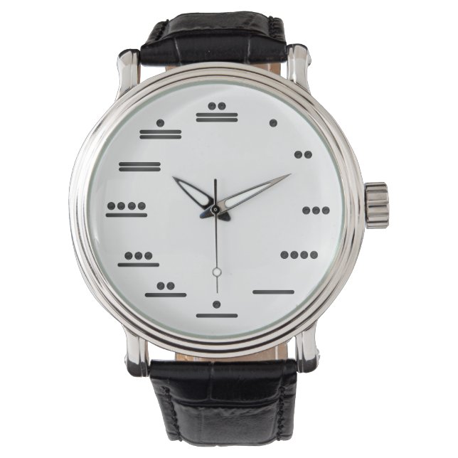 Analoge Beobachtung von Maya-Zahlen Armbanduhr (Vorderseite)