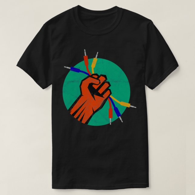 Analoge Modular Gear Eurorack Synthesizer Module T-Shirt (Design vorne)