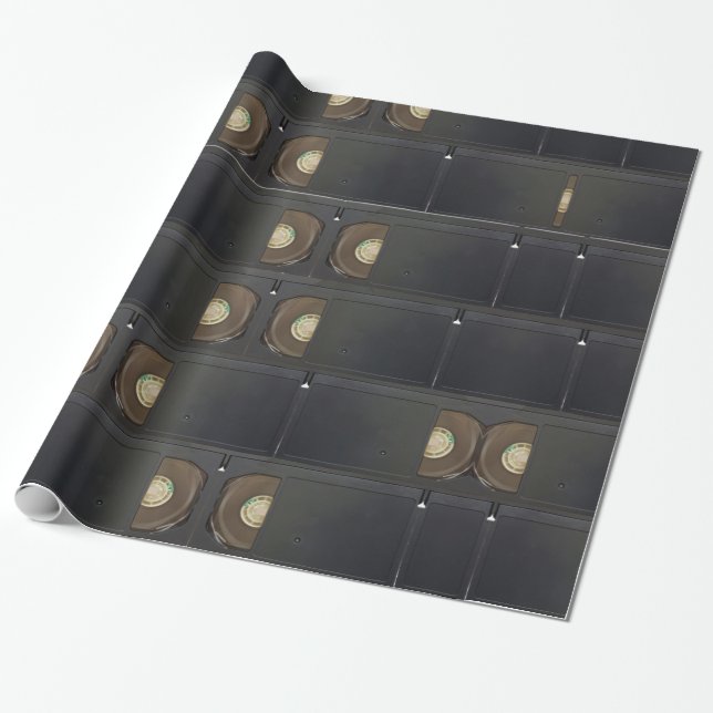 Analoge Videocaesettes Geschenkpapier (Ungerollt)