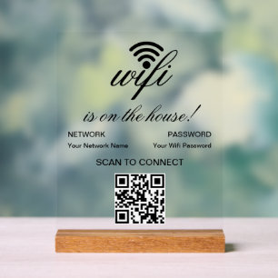 Analyse Internet Wi-Fi de code QR personnalisée po