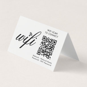 Analyse Wi-Fi de code QR pour connecter le blanc p