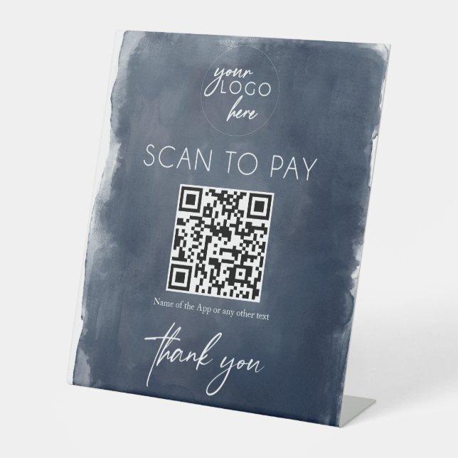Analyser pour payer l'élégant panneau d'entreprise (Recto)