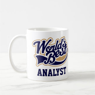 Analyst Worlds Bestes Geschenk Kaffeetasse