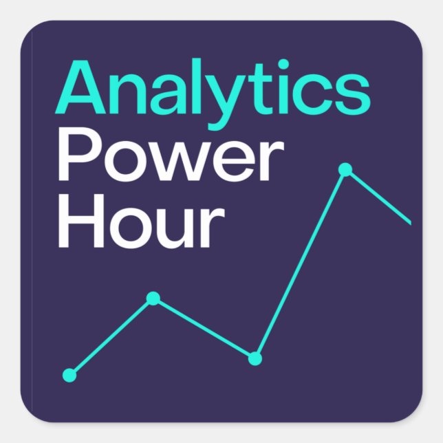 Analytics Power Hour Sticker (Vorderseite)