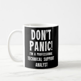 Analytiker des technischen Supports Kaffeetasse