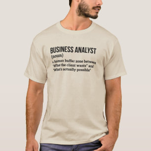 Analytikspezialist Funny Meaning T-Shirt