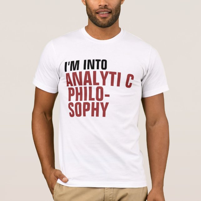 Analytische Philosophie T-Shirt (Vorderseite)
