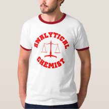 Analytischer Chemiker-T - Shirt (rot)