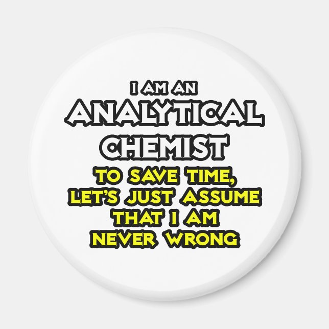 Analytischer Chemist... Nehmen Sie an, ich habe ni Magnet (Vorne)