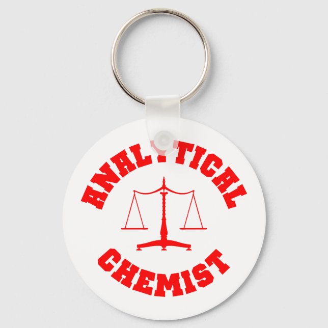 Analytischer Chemist-Schlüsselanhänger Schlüsselanhänger (Vorderseite)